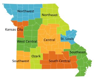 Missouri Regional Map